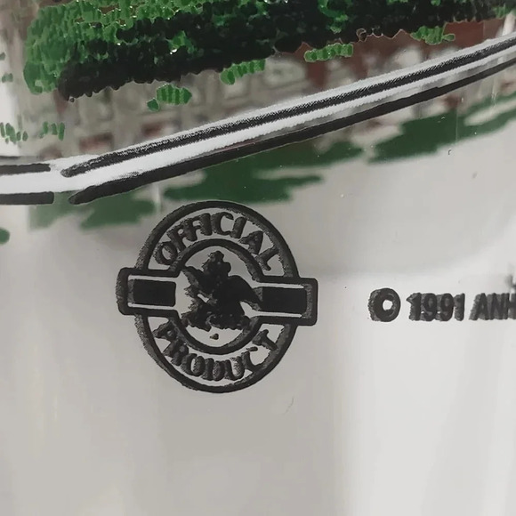 1991 Anheuser -Busch Budweiser Clydesdale  Beer Glasses,Set of 4. - Picture 8 of 10